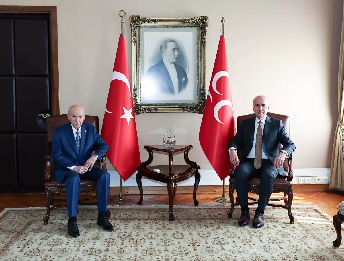 TBMM Başkanı Kurtulmuş, MHP Lideri Bahçeli’yi Ziyaret Etti
