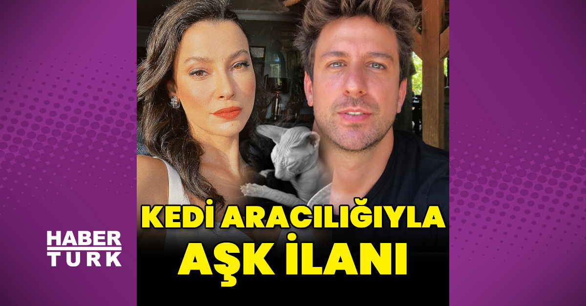 Müjde Uzman’dan kedi aracılığıyla aşk ilanı