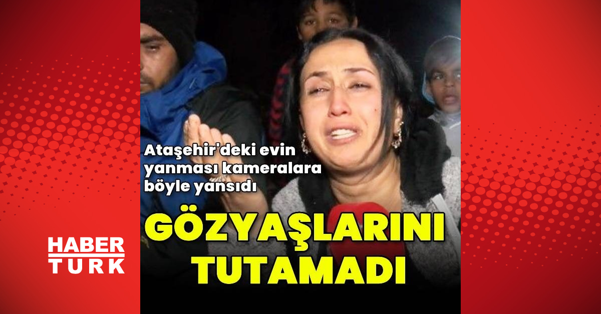 Ataşehir’de gecekondu alev alev yandı! Kiracı gözyaşlarını tutamadı