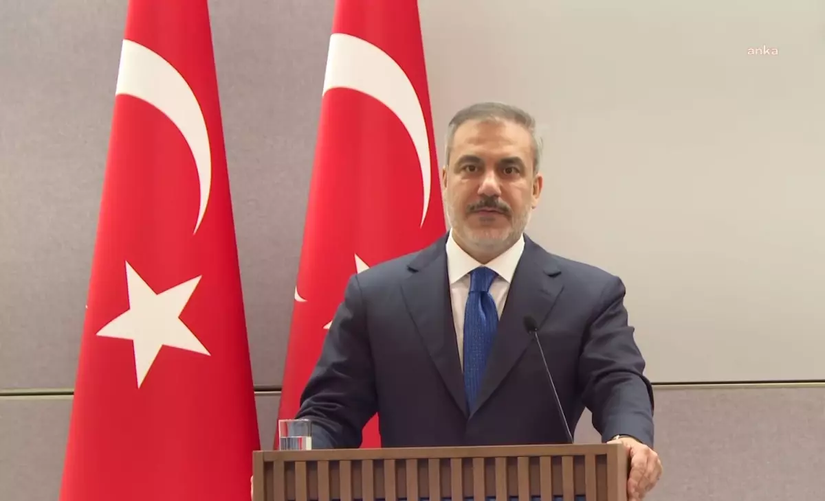 Fidan: Gazze’de Ateşkes Mutluluğu